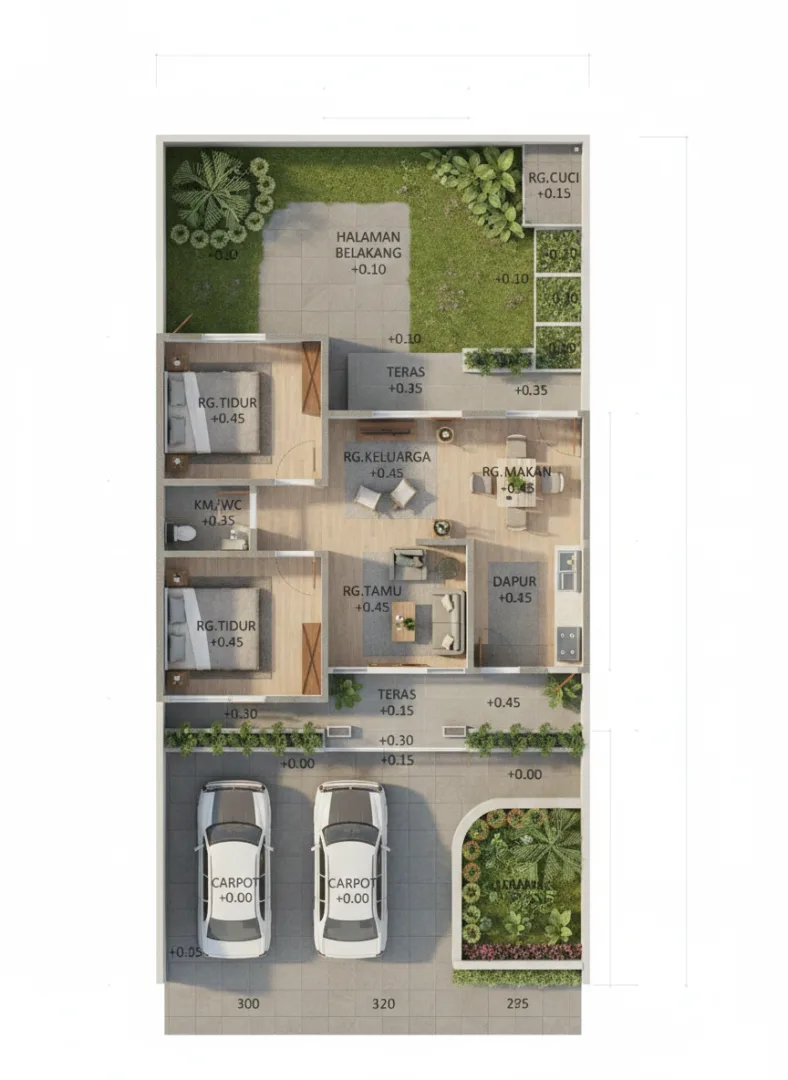 Rumah 7,5x9 #2