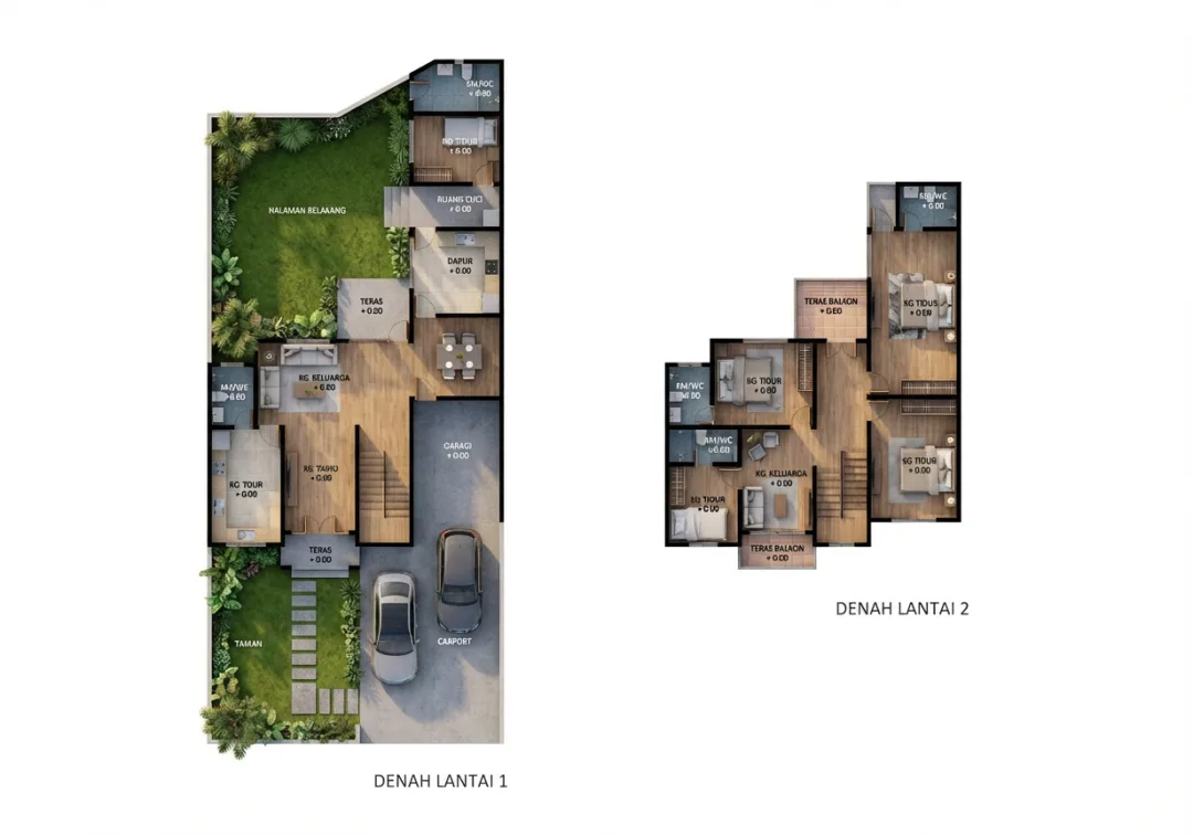 Rumah 12x20 - 2 Lantai #2