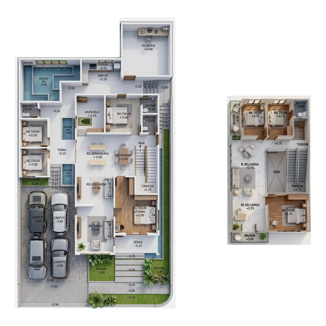 Rumah 30x16 - 2 Lantai #2
