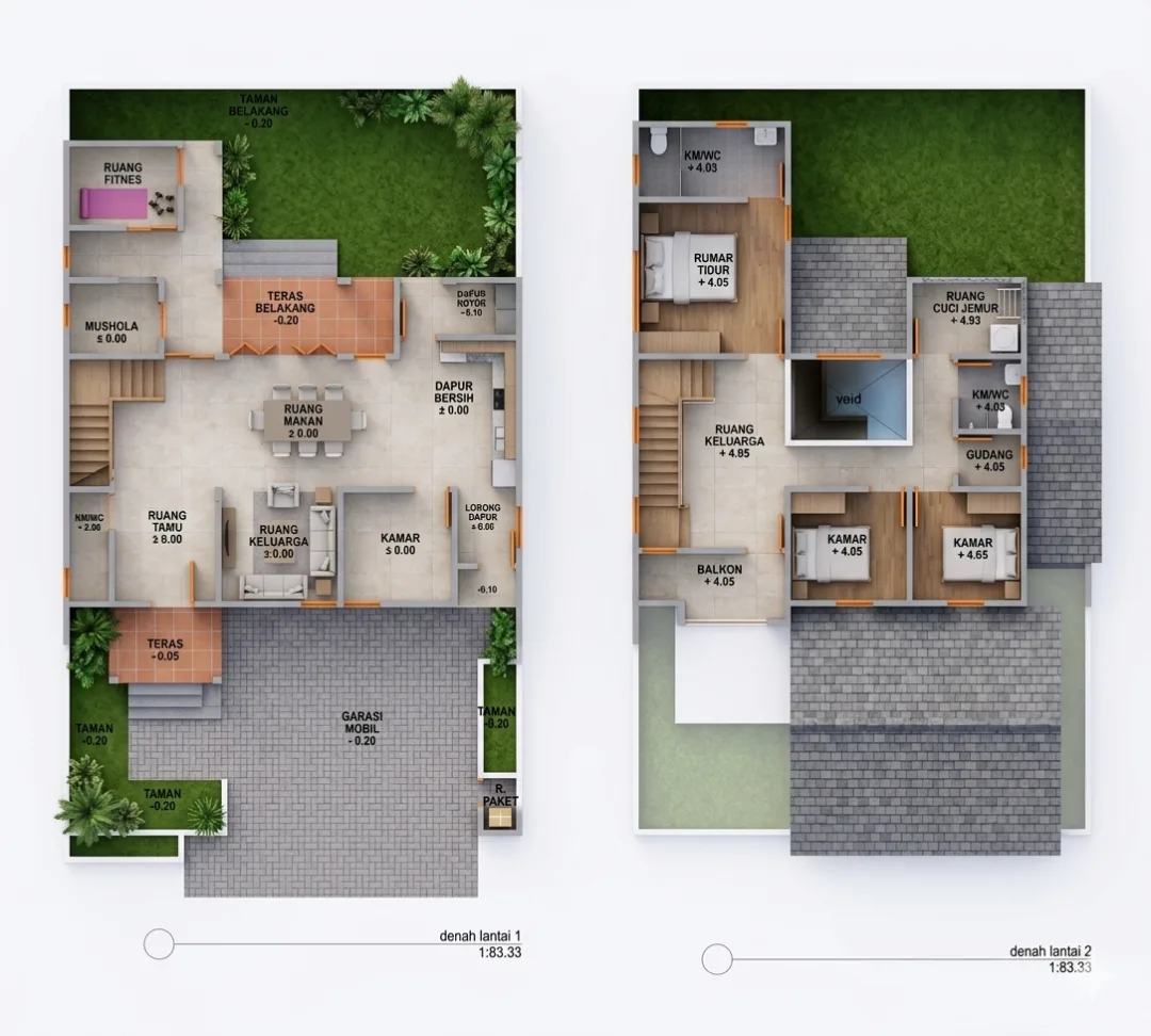 Rumah 20x12 - 2 Lantai #3